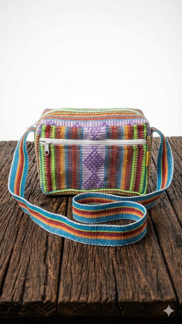 Bolso Cubo Prisma Tribal