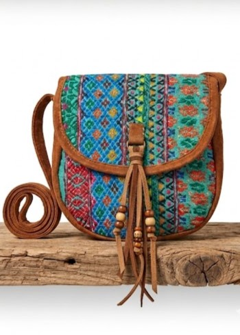 bolso mexicano Bandolera Esmeralda Artesana