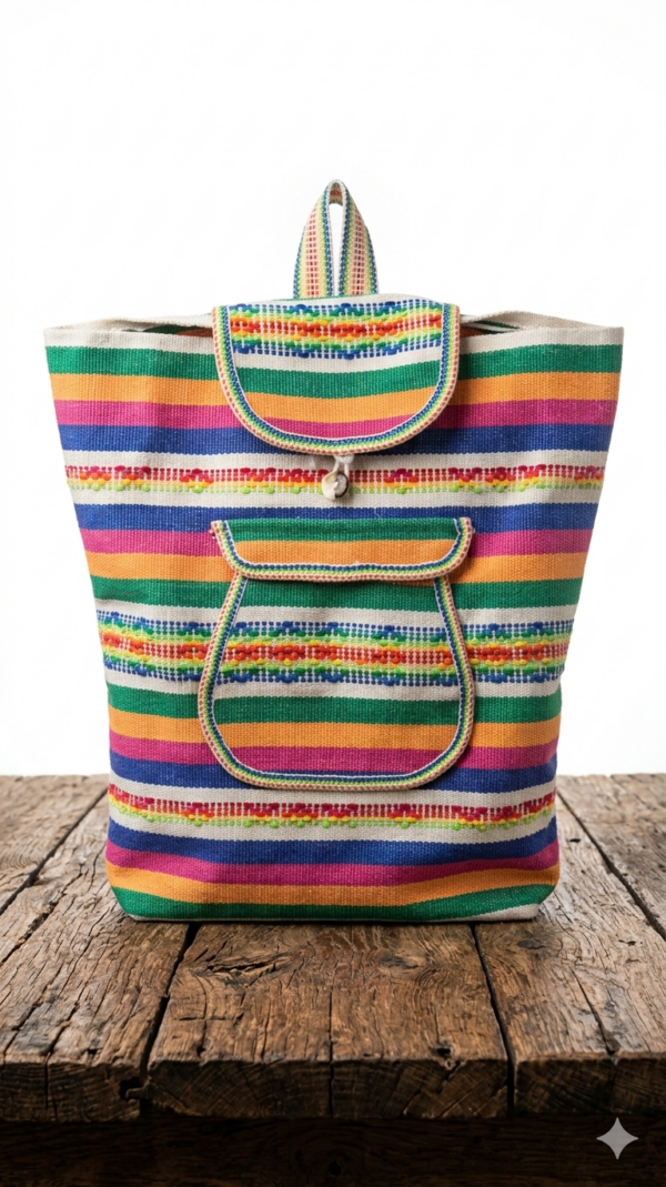 maleta crudrada Mochila Fiesta de Colores