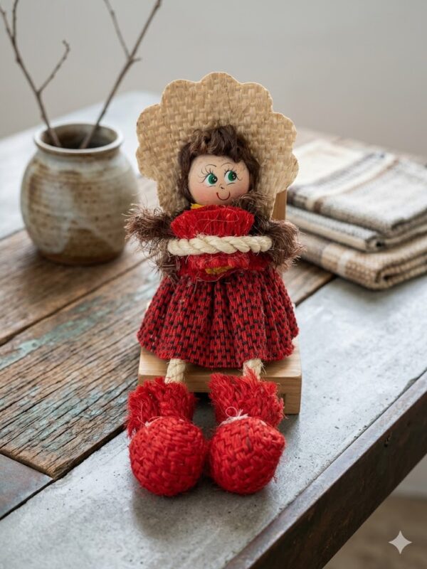 Muñeca Artesanal Amapola de Fique