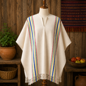 Poncho Etéreo Arcoíris de los Andes