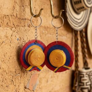 Llavero Artesanal Sombrero Colombiano