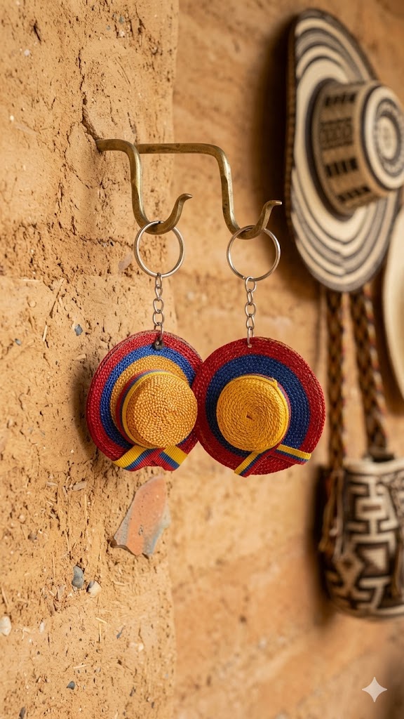 Llavero Artesanal Sombrero Colombiano