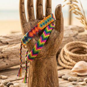 Pulseras Wayuu de Colores Vibrantes