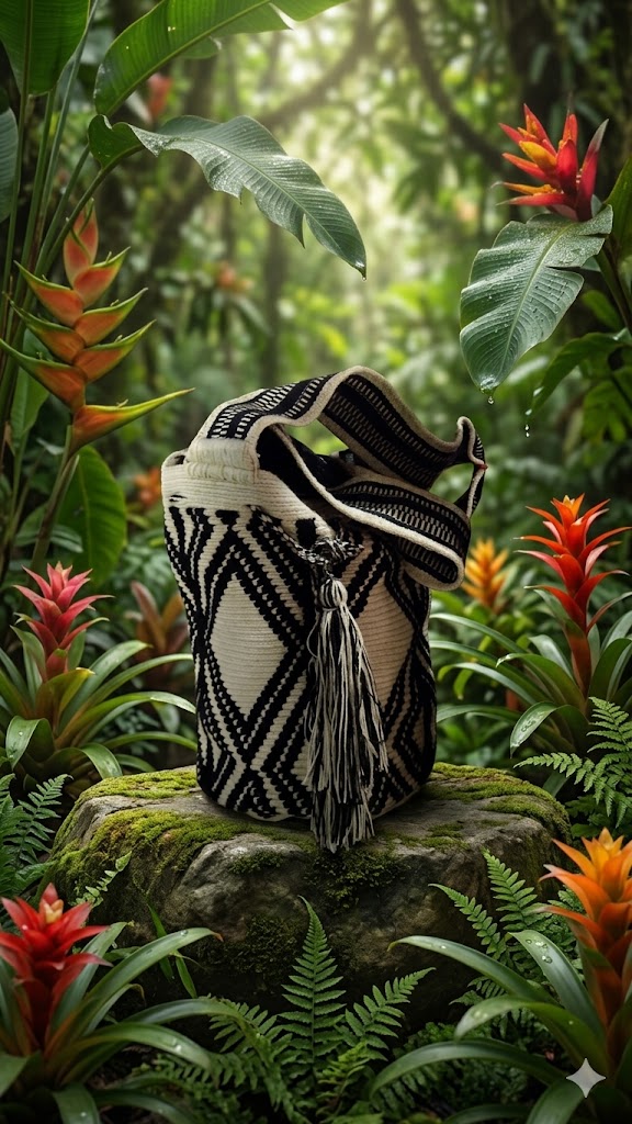 Mochila Teñida Wayúu Eclipse
