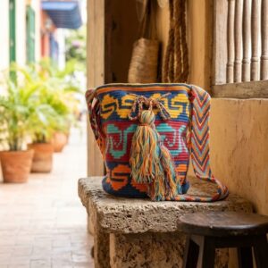 mochila 85 Mochila de Inspiración Wayuu Policromática