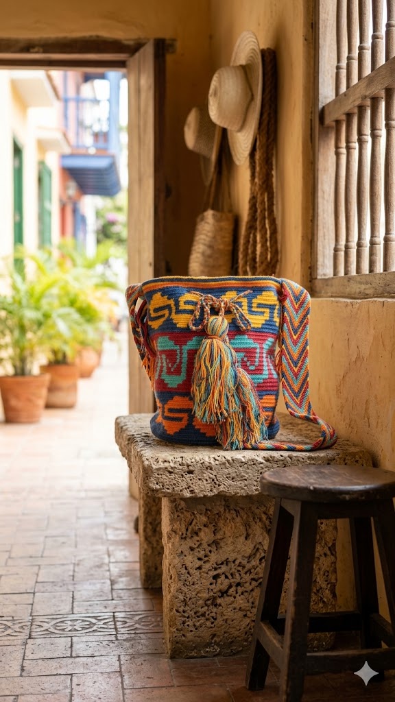 mochila 85 Mochila de Inspiración Wayuu Policromática