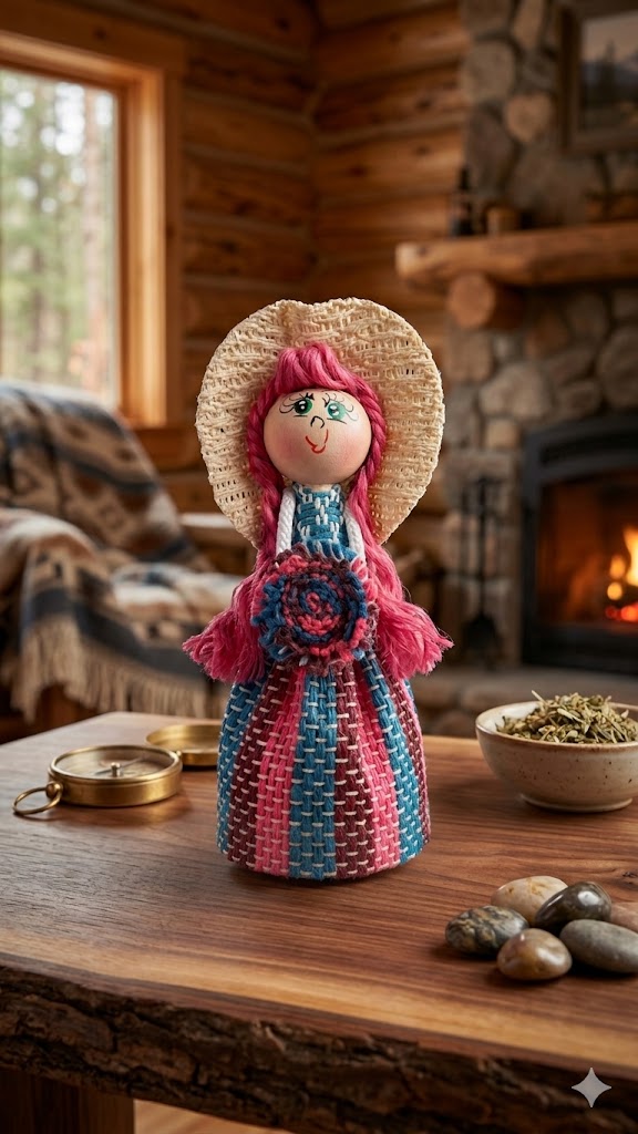 muñeca 18 sin piernas Muñeca Artesanal Estilizada de Colección