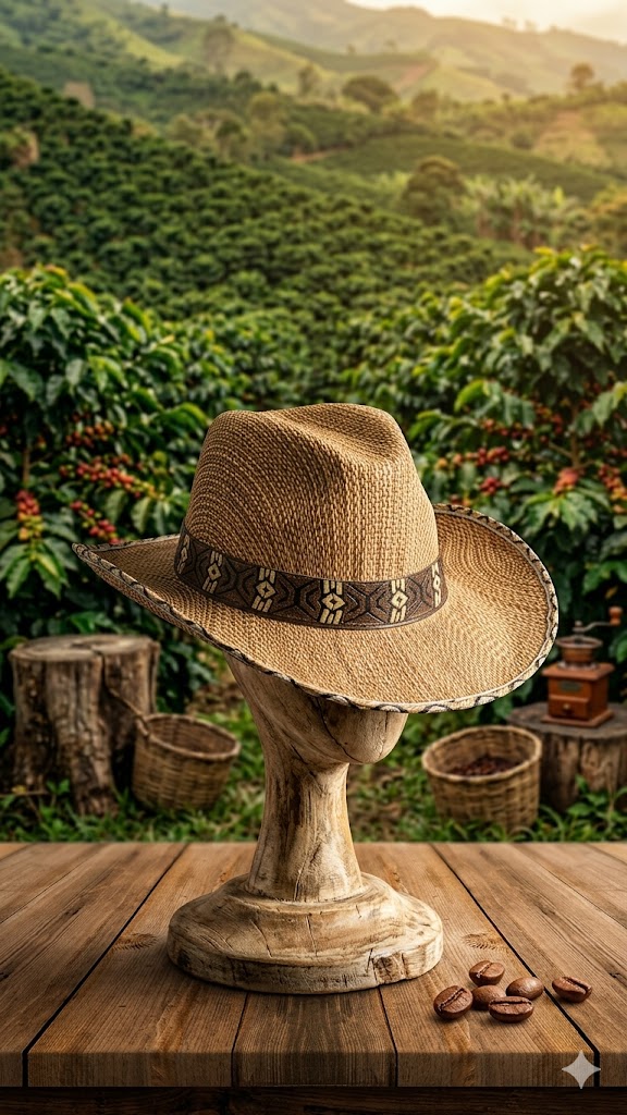 panama 30 Sombrero Artesanal Tipo Panamá Coffee