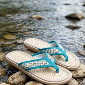 Sandalias Thong Turquesa Mar
