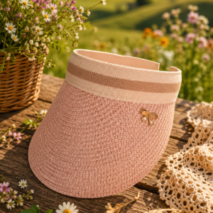 Visera Artesanal Rosa Campestre