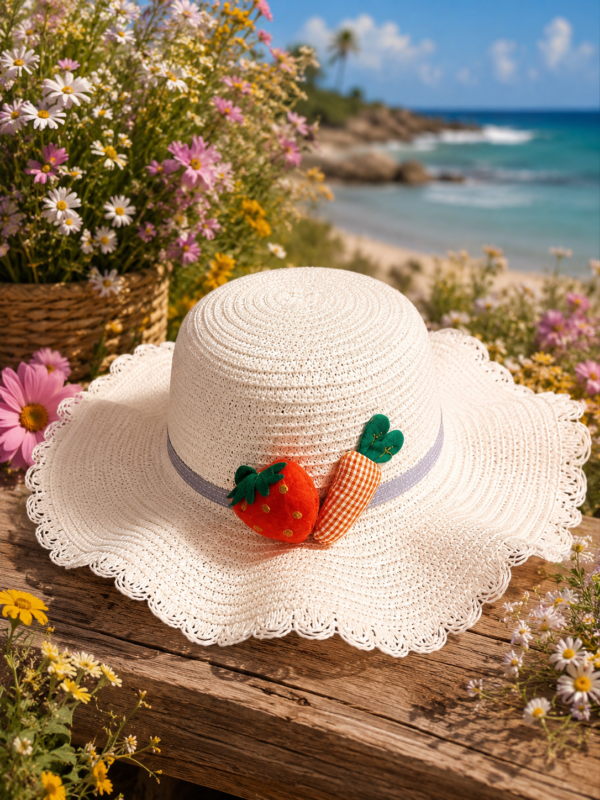 Sombrero Artesanal Infantil Huertita