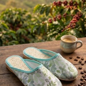 zapatos 32 .3 Alpargatas Mules Artesanales Mint Mosaico